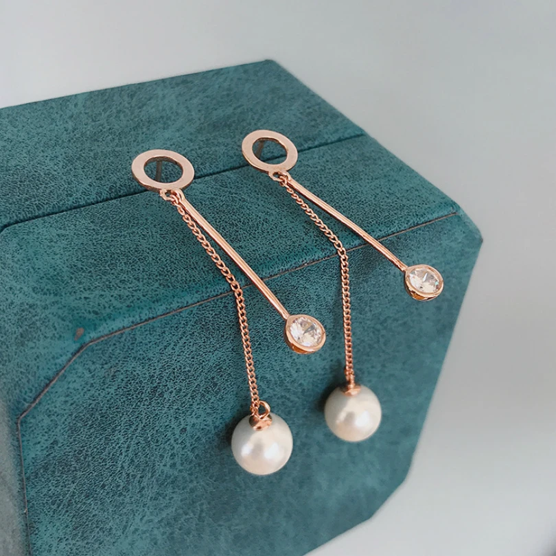 

100% 925 Sterling Silver Pearl Drop Dangle Earrings for Women Wedding Engagement Fine Jewelry Gifts Wholesale