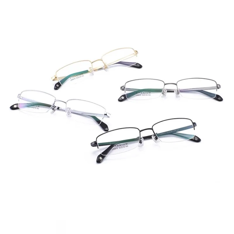 

W-140 Pure Titanium Prescription Eyewear Frame Men Eye Glasses Frame Optical Myopia Reading Glasses High-quality Frame for man