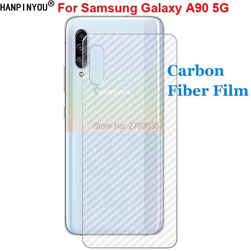 Для Samsung Galaxy A90 5G A908 6 7 &quotпрочная 3D защитная пленка из углеродного волокна с