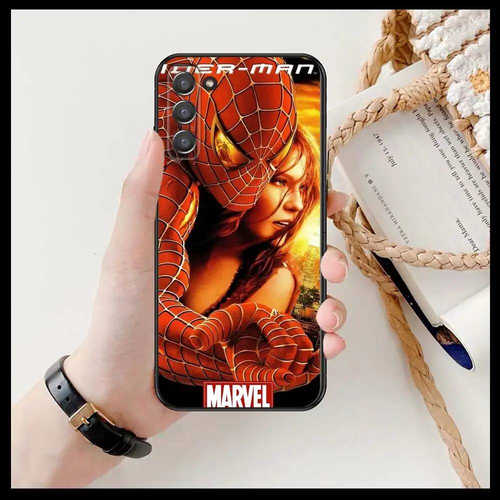 Фото Чехол для телефона my hero Человек-паук корпус для SamSung Galaxy S8 S9 S10E S20 S21 S5 S30 Plus S20 fe 5G Lite Ультрачерный мягкий чехол №5