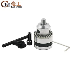 Патрон головки сверла 0,6-6 мм, конический зажим B10 с 45689, 510111214 мм, соединительный стержень, вал двигателя, ключ, электроинструмент