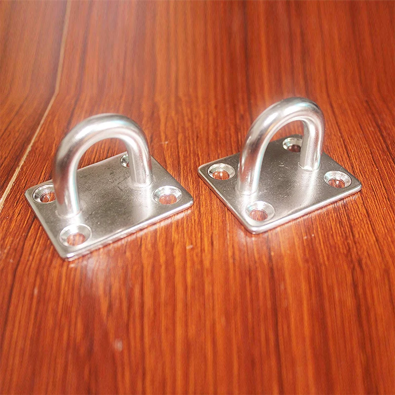 1000 lb Capacity Stainless Suspension Ceiling Hooks Hammock Chair Hanging Kit Swing Yoga Trapez | Дом и сад