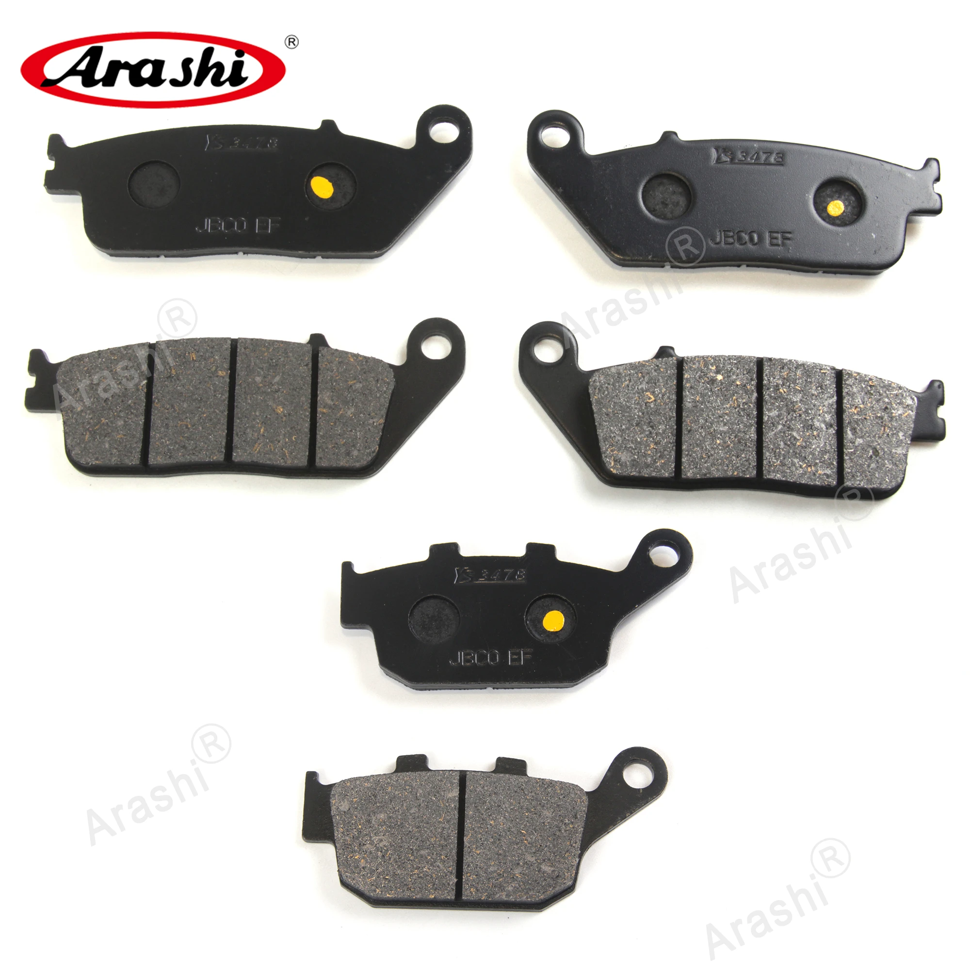 

Передние и задние тормозные колодки Arashi для HONDA VT 250 FL Spada / Castec 1988 1989 1990 VT250FL, диски для мотоциклов, колодки, запчасти для двигателя