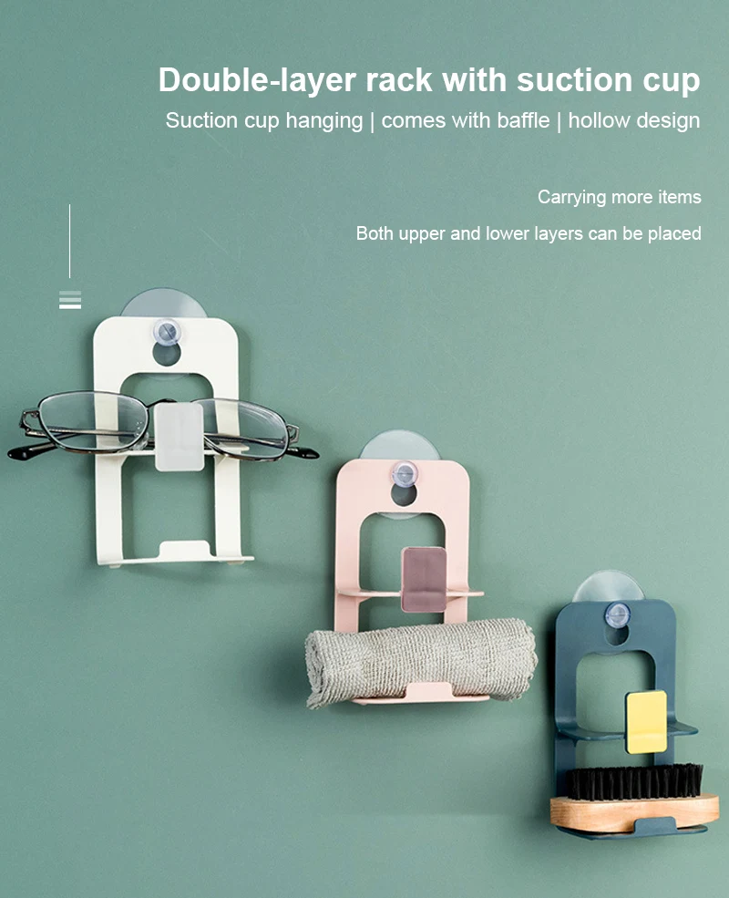 

New Suction Cup Sink Sponge Drain Storage Holders Home Sink Soap Drainer Racks Bathroom Kitchen Accessories Storage Organizer