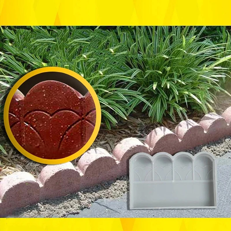 Форма для кирпичной кромки форма садового ограждения декорирования цветочного