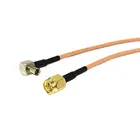 Модемный кабель 3G ZTE TS9 штекер под прямым углом к SMA штекеру РЧ коаксиальный адаптер RG316 3050100 см