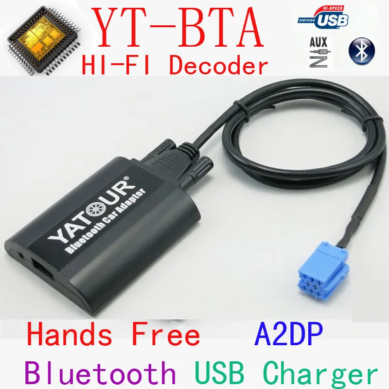 Yatour BTA Bluetooth Hands Free Call смартфон A2DP автомобильные комплекты для Smart 450 Lancia Lybra Fiat Brava