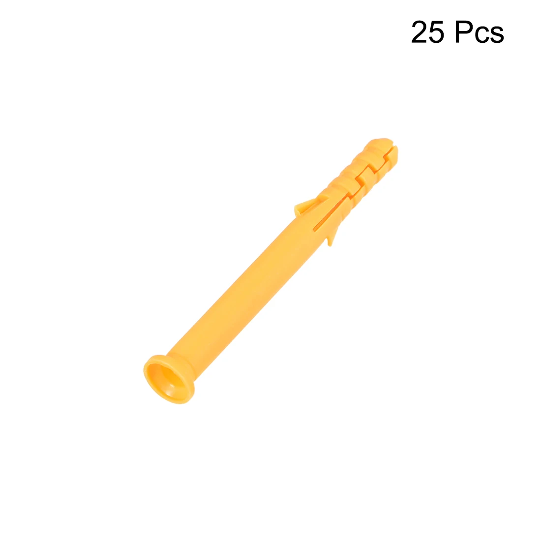 

uxcell 25pcs 8mmX80mm Plastic Expansion Pipe Column Concrete Anchor Wall Plug Yellow for Home Garden DIY Application
