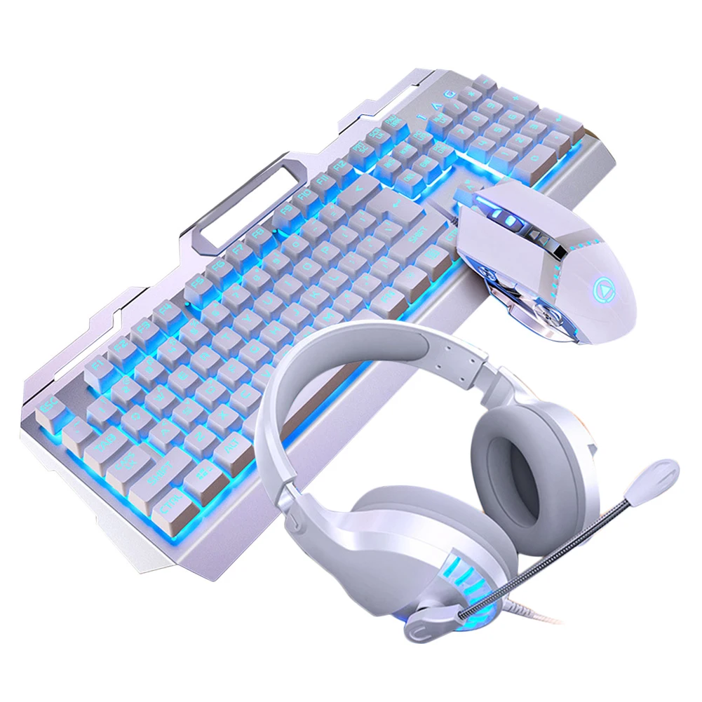 Игровая клавиатура и мышь со светодиодной подсветкой набор для дома офиса