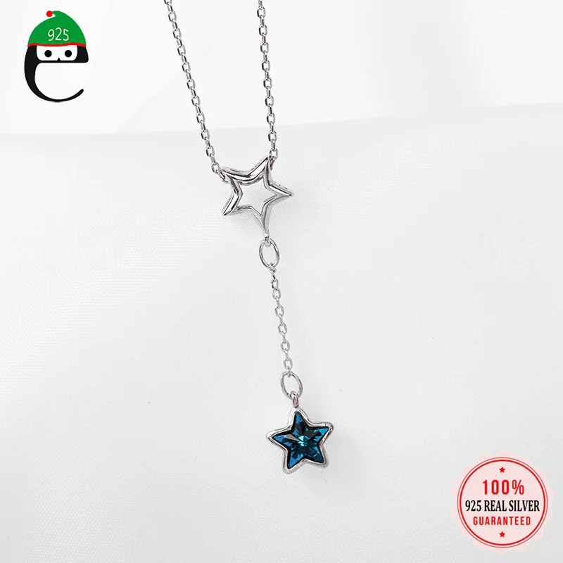 Женское ожерелье из серебра 925 пробы с фианитом | Украшения и аксессуары