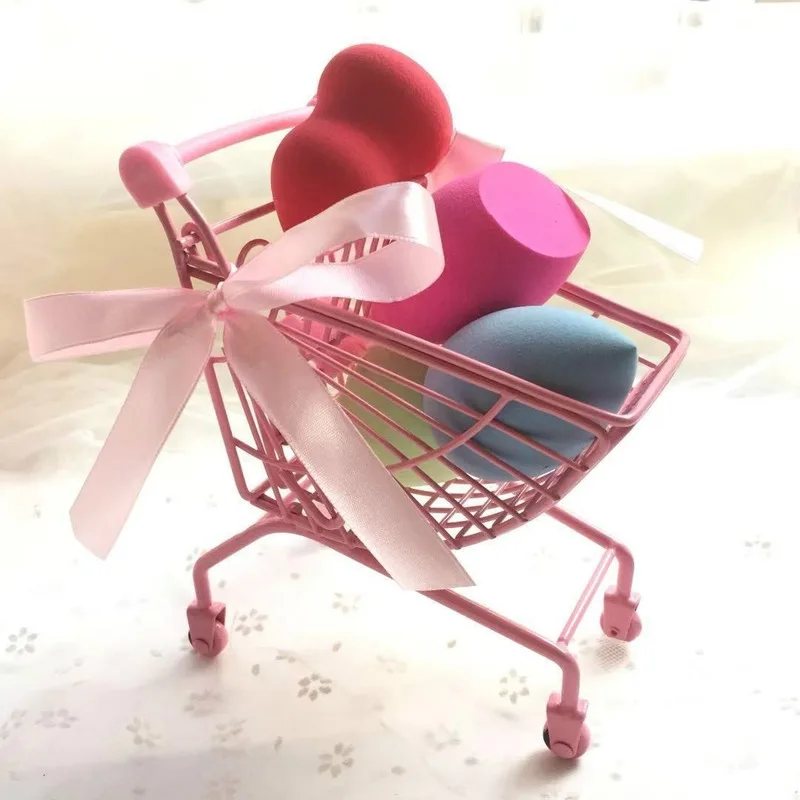 

Mini Simulation Shopping Cart Children Pretend Toy Supermarket Hand Trolley Creative Storage Basket Desktop Decor Kid Toys Gifts