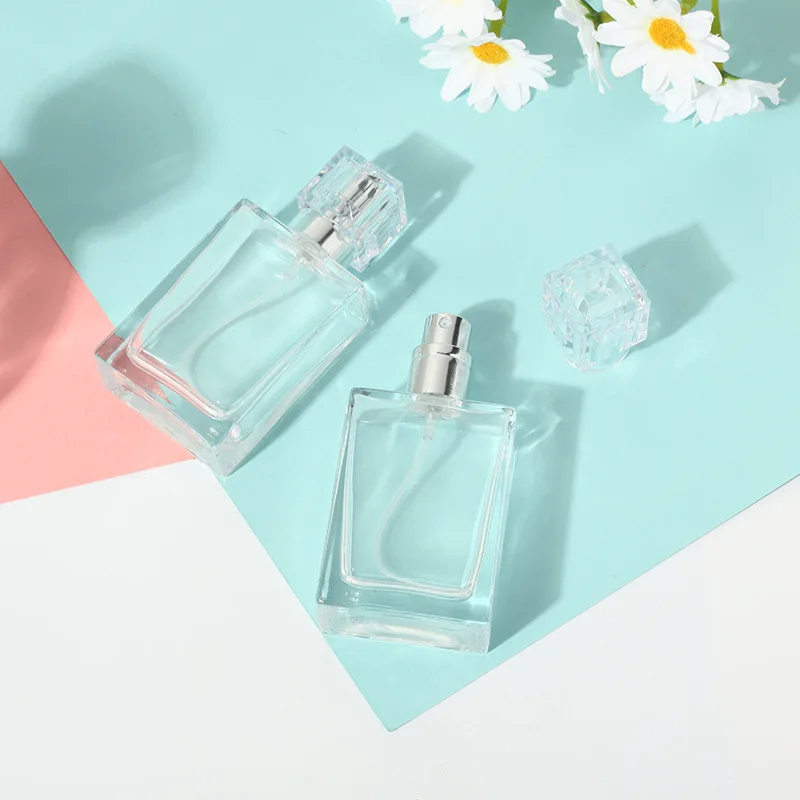 Kaufen Platz Flint Parfüm Zerstäuber Nachfüllbar Glas Leere Spray Applikator Klare Flasche Mit Kappe Für Reise 30ml WB3042