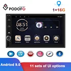 Автомагнитола Podofo, 2 Din, Android 9,0, Bluetooth, Wi-Fi, GPS, для Volkswagen, Ford, Nissan, Hyundai, Toyota