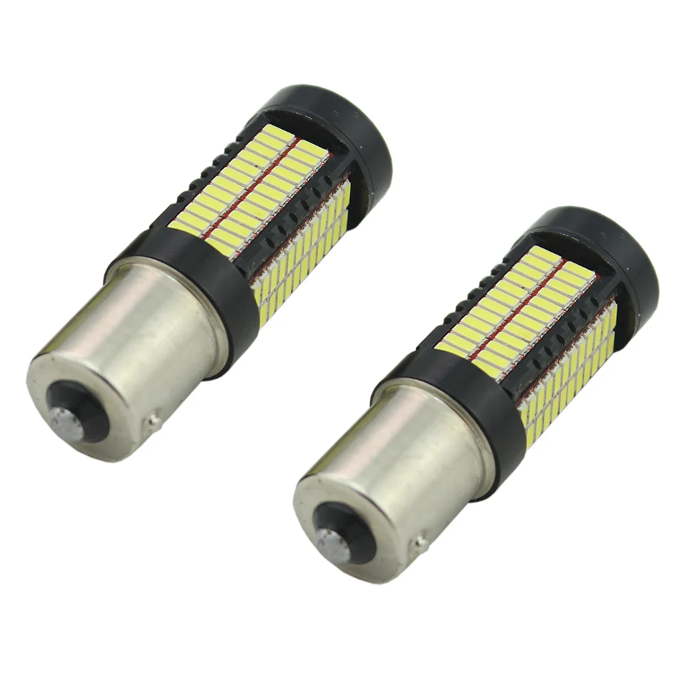 

2 предмета светодиодный автомобильный резервный светильник 1156 BA15S 1157 3156 3157 обратный светильник 7440 W21W сигнала поворота светильник 7443 Белый Я...