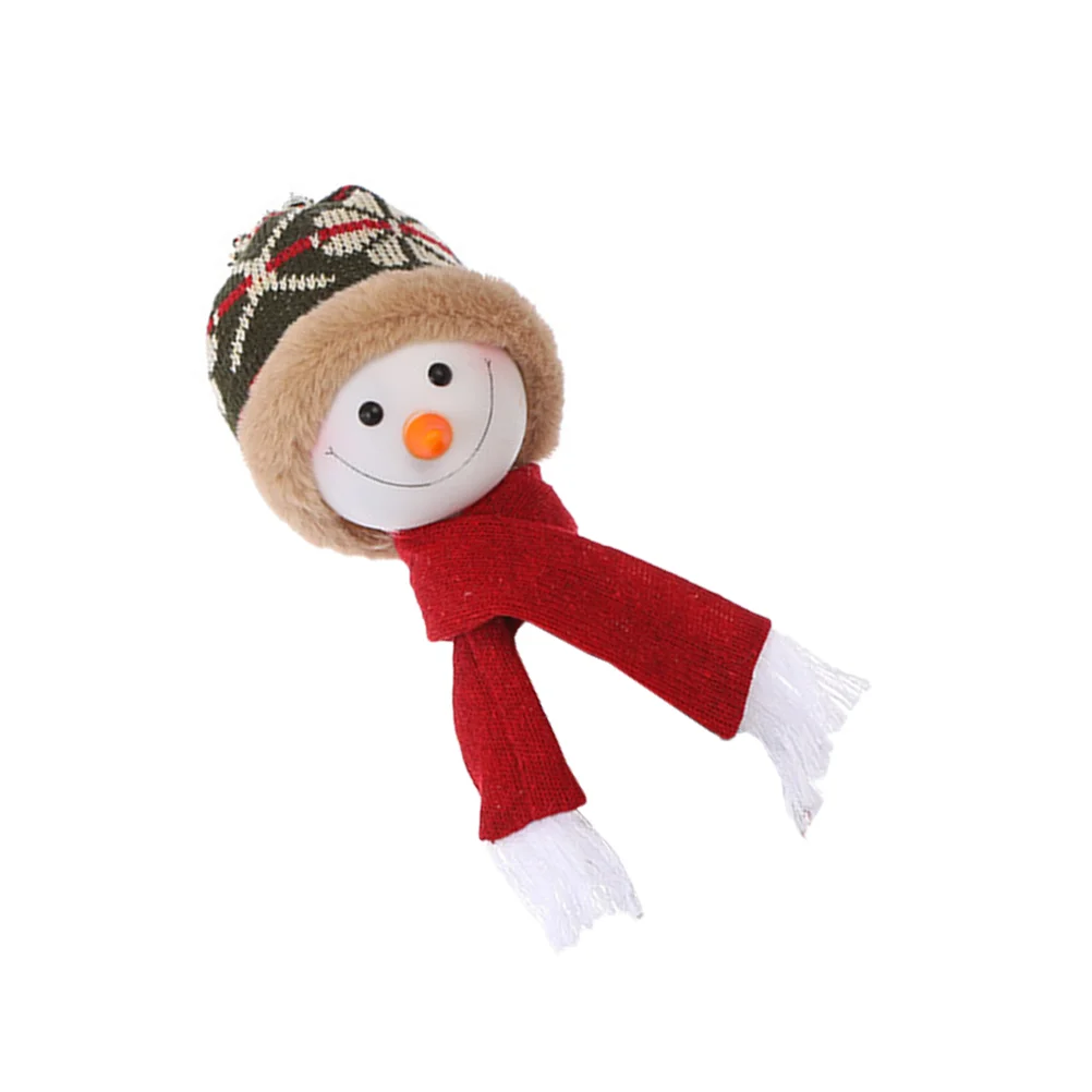 

1Pc Red Bottle Cover Xmas Snowman Red Covers Xmas Cover Decor