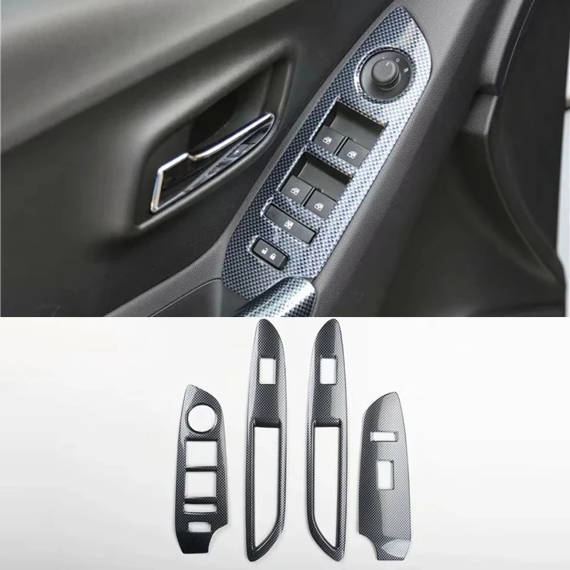 

Левый руль для Chevrolet Trax 2014-2017, 4 шт., кнопки переключателя для боковых дверей автомобиля из АБС-пластика, для стайлинга автомобилей