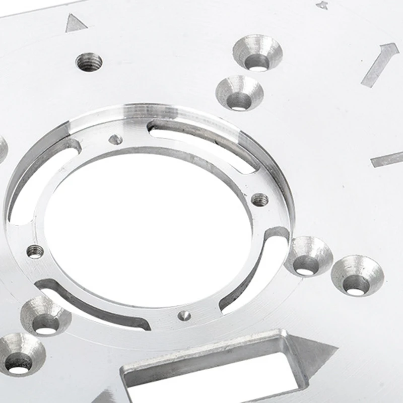 

Router Table Insert Plate,Table Insert Plate Aluminum Board Trimming Machine Flip Board for Woodworking