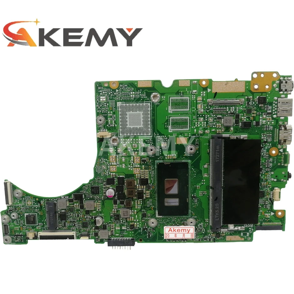 

Материнская плата Akemy UX410UA для ASUS Laotop, материнская плата с процессором i7-8550U 8 ГБ ОЗУ