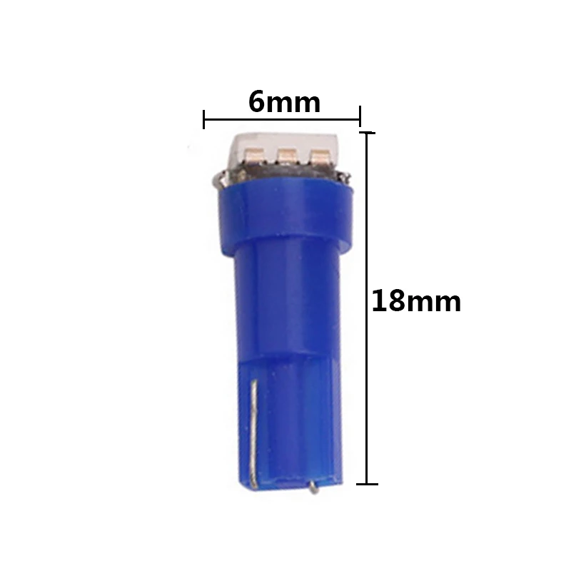 100 шт. T5 светодиодный индикатор приборной панели автомобиля светильник с