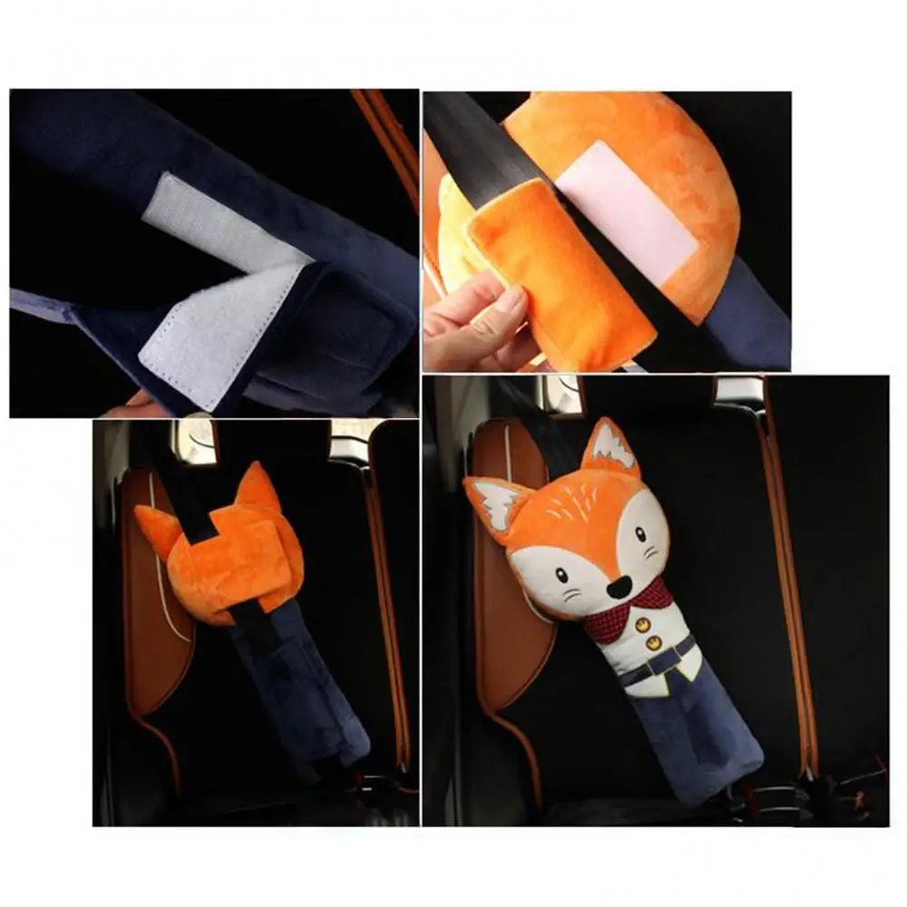 

Cartoon Car Seat Strap Cover Cushion Kids Harness Mat Auto Interior Belt Padding