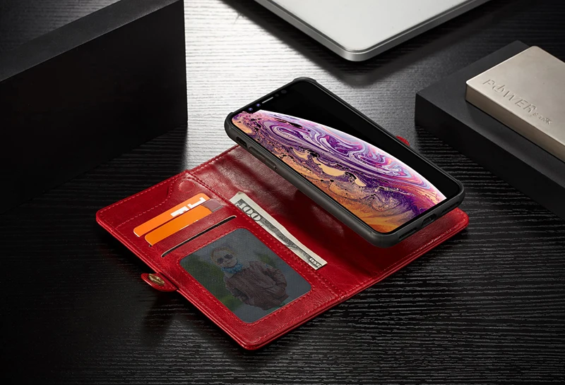 Роскошный флип-чехол me из натуральной кожи для IPhone 11 Pro 11Pro X XS Max XR 6S 7 8 Plus, винтажный Чехол-кошелек с отделением для карт, чехол