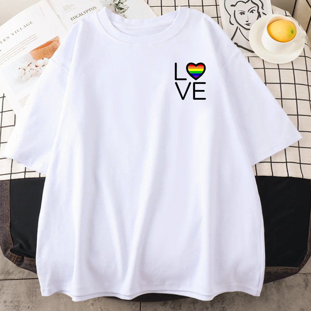 

Creative And Interesting Words Love Printing Women Tshirts harajuku Loose Tshirt Retro Casual Tops Breathable Vintage T Shirts
