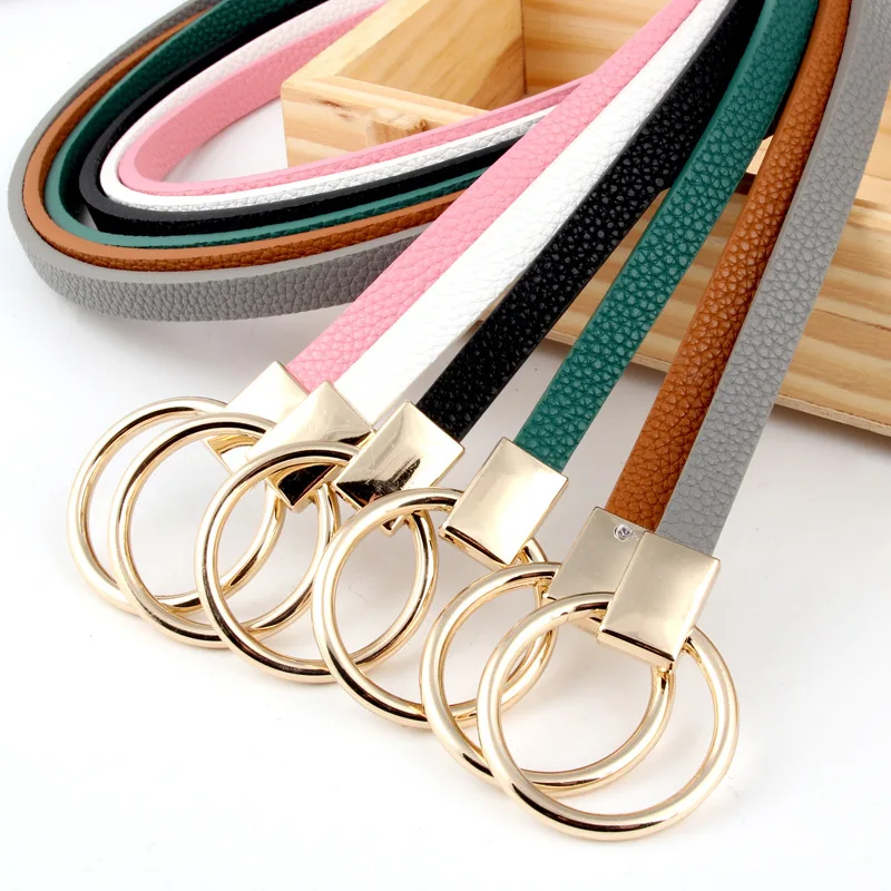 

TJ-TingJun New Style Girdle Waistband Women's Belts Personality Thin Belt Korean Fashion Trendsetter Round Buckle Knot Belt Z619