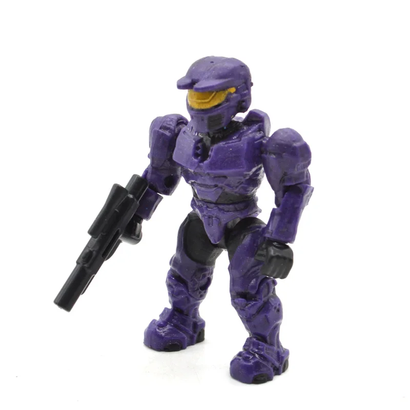 1 Piece MB86 Одиночная Halo Wars Warriors Монстры люди Спартанские игры ковенанты пушки солдаты строительные блоки кирпичи игрушки для детей - Цвет: 1 Piece MB86