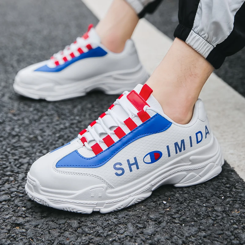 

2021 Autumn and Winter Men's Sports Shoes All-match Casual Increase Canvas Men's Shoes Old White Board Shoes Vulcanized Shoes