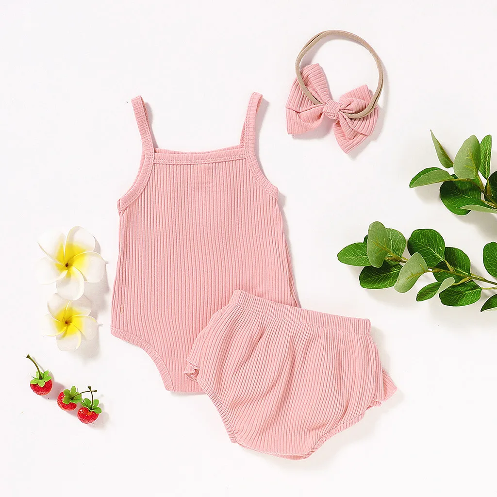 Детский цветочный комбинезон на подтяжках с оборками и шортами летний наряд для