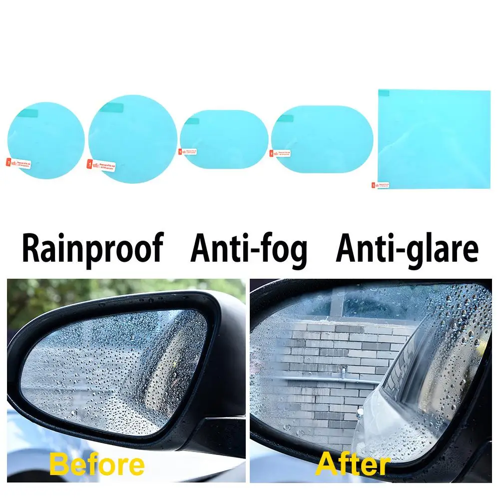 

A Pair Of Car Rearview Mirror Waterproof And Anti-Fog Rain-Proof Film Side Window Glass Film A Variety Of Size Specifications