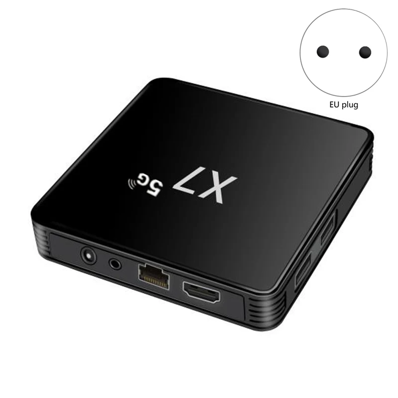X7 ТВ коробка 4 Гб + 32 ГБ Amlogic S905L2 ядра Dual Band 2 г/5G Wi-Fi 4K HDMI Android 9 0 Media Player Декодер