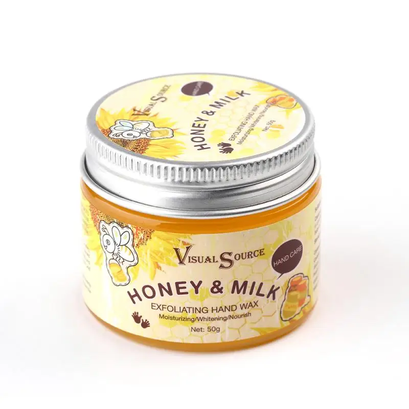 Маска для рук молочный мед восковая увлажняющая отбеливающая маска кожи