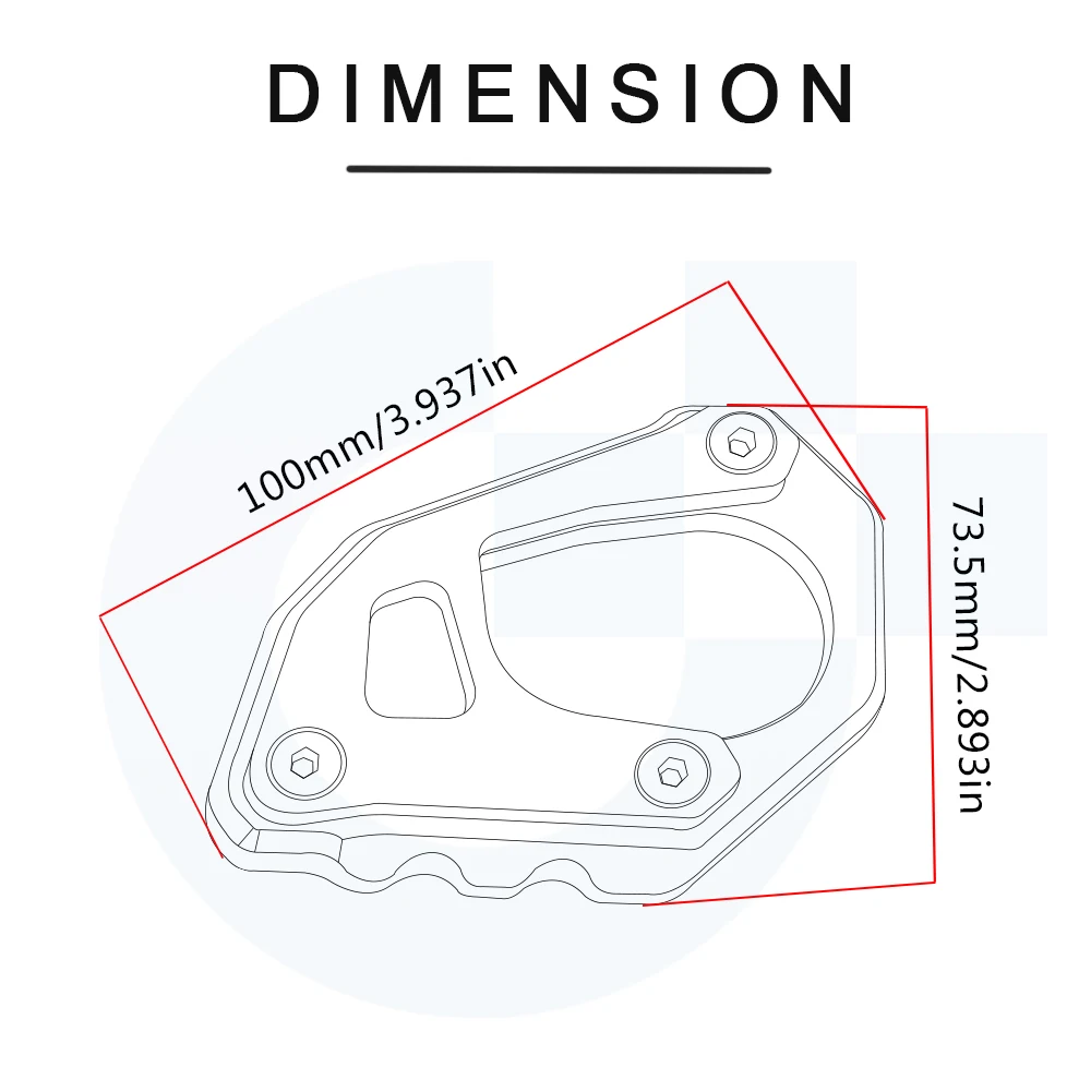 Для 790 приключений R S 2019 2020 новые аксессуары для мотоциклов CNC боковая подставка
