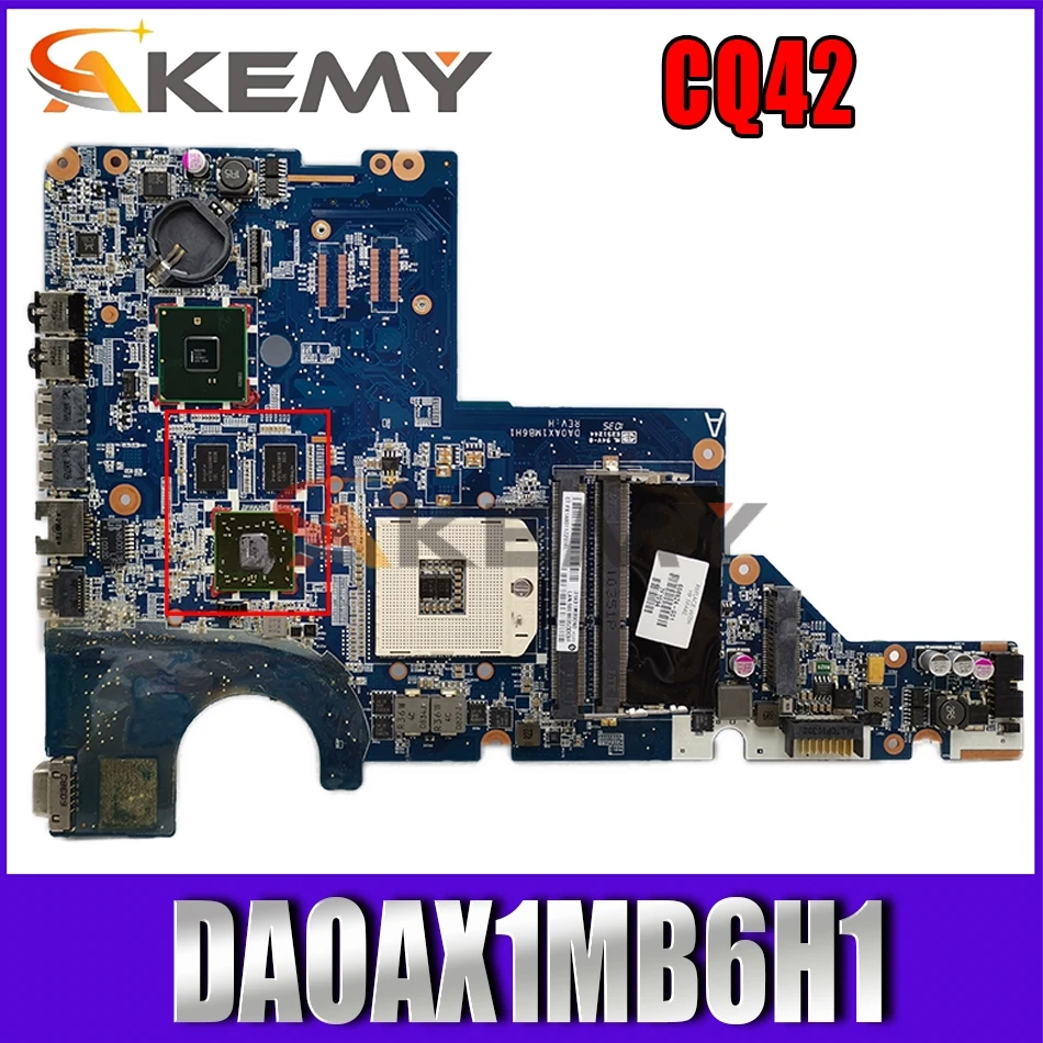 

Материнская плата для ноутбука HP CQ42 KoCoQin G42 G62 CQ62 материнская плата 595183-001 DAOAX1MB6H1