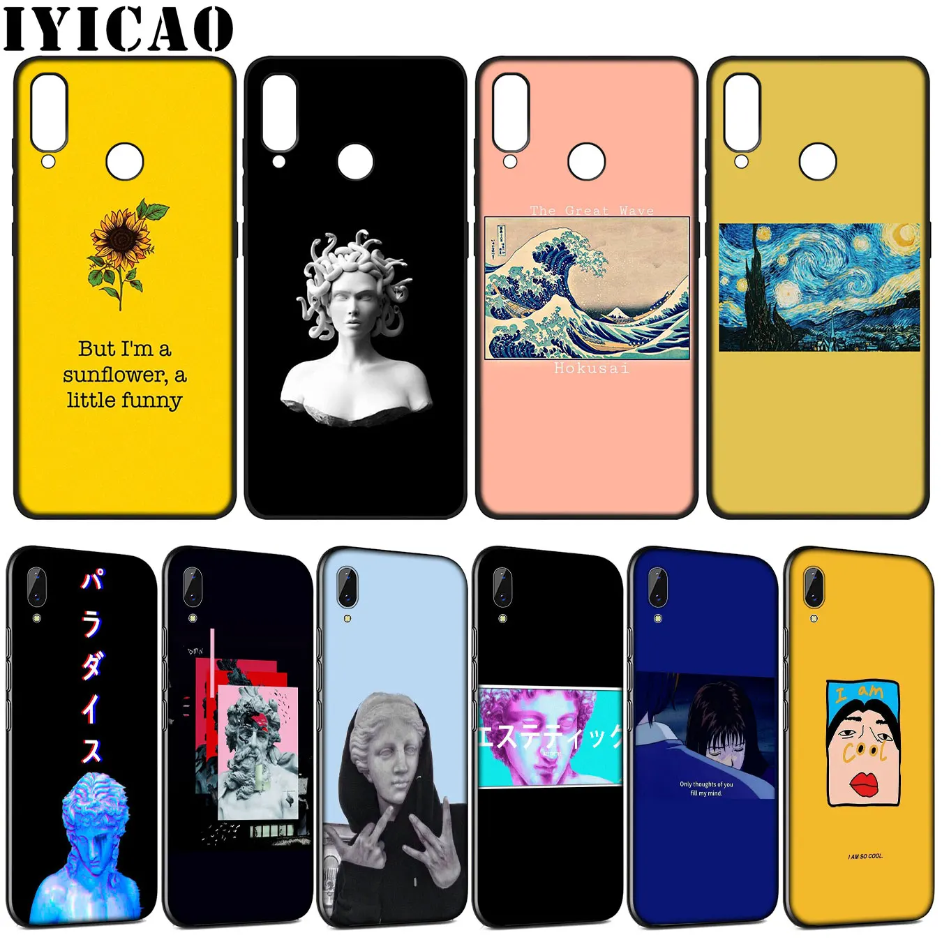 Чехол силиконовый для Huawei Y9 Y7 Y6 Prime 2019 Honor 20 10 9 9X 8C 8X 8 Lite 7C 7X 7A Pro|Бамперы| |