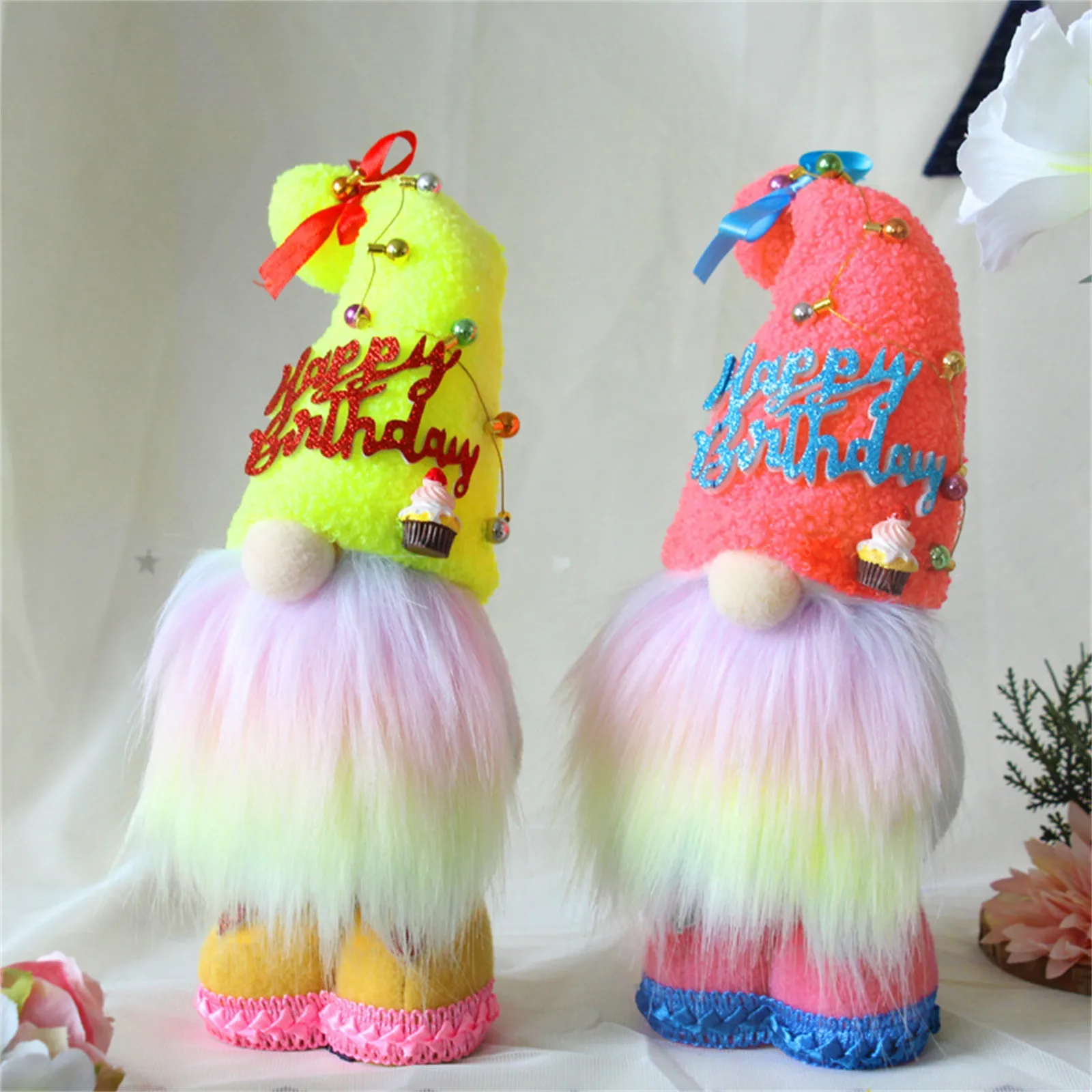 

Birthday Gnomes Decoration Handmade Faceless Doll Gnomes Plush Doll Ornaments Sofa Pillow Gifts Xmas Gift Party Decoration