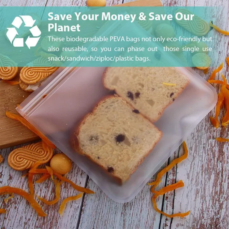 10 шт кухонные свежие сумки с замком-молнией многоразовые для хранения