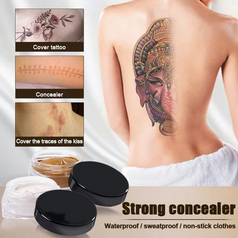 2 шт Универсальный водостойкий консилер увлажняющий чехол для пятен Шрам Пятна