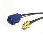Новый коаксиальный кабель SMA jack, гайка к FAKRA C female, разъем RG174, кабель 20 см, адаптер, оптовая продажа, быстрая доставка