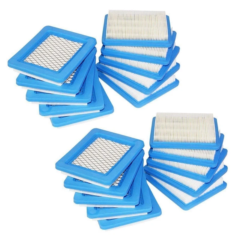 

20Pcs 00424 491588S Air Filter Replacement Fit For Briggs Stratton, Blue