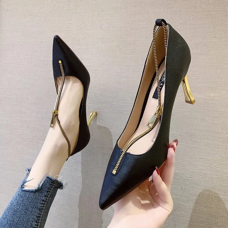 

Туфли-лодочки женские на шпильке, повседневная пикантная клетчатая тонкая обувь с острым носком, высокие зеленые, весна вечерние лето, Heelsy87