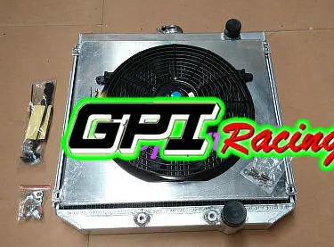 Алюминиевый радиатор кожух + вентилятор для FORD Falcon XR XT XW XY Виндзорский двигатель