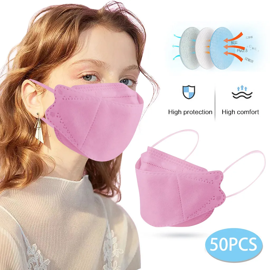 Маска для лица из нетканого материала с защитой от капель и смога|Аксессуары