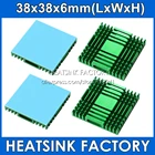 Алюминиевый радиатор для электронного чипа, IC, 3D принтера, Raspberry PI, 2 шт.