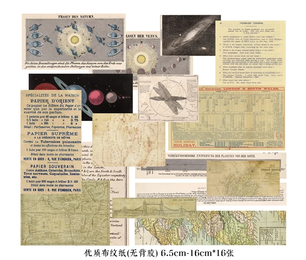 49 шт./пакет Винтаж старый Плакаты B калька Бумага пакет набор сделай сам для