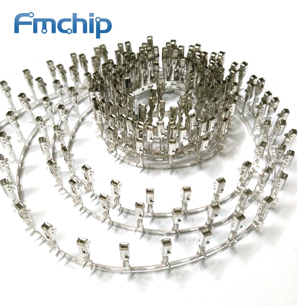 FMchip 100/1000 шт. 1743654 1 обжимная Клемма CONN Socket Контактное Олово 20 22 AWG до 368086 1|Терминалы|