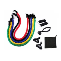 gym fitness resistance bands crossfit set workout pull rope latex tubes yoga exercise pedal body chest develop muscle training