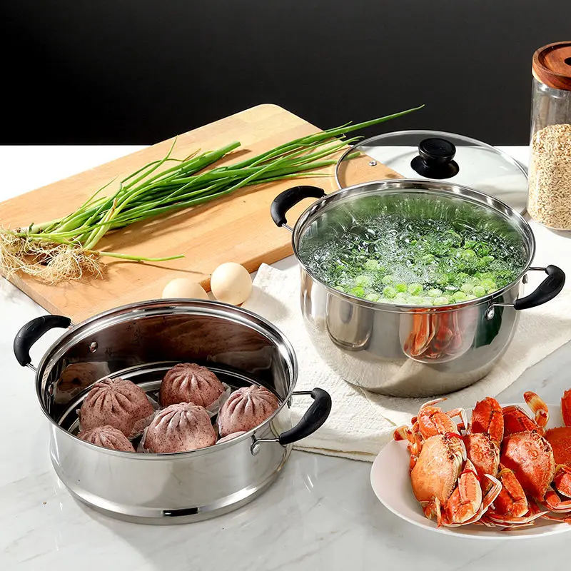 Кастрюля для супа с антипригарным покрытием небольшая кастрюля домашняя