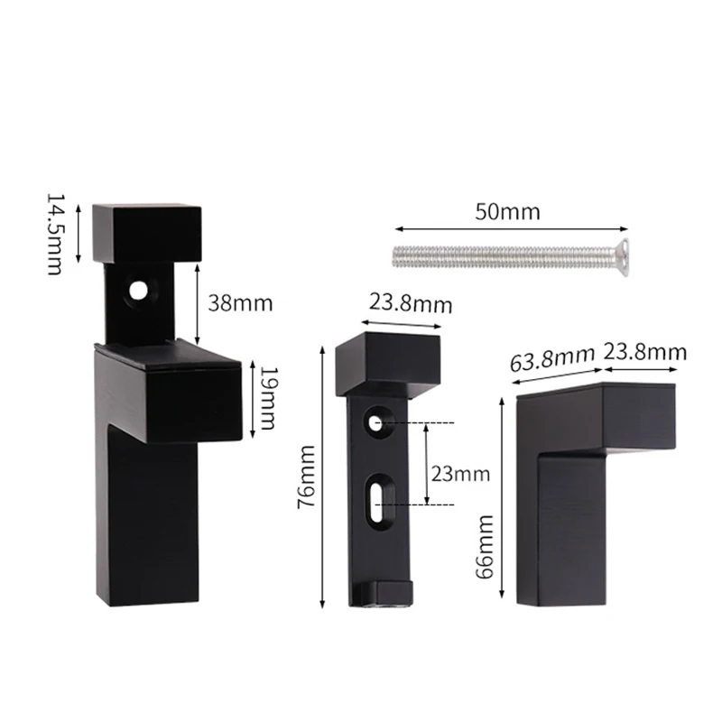 

Glass Shelf Brackets Wall Mount Metal Adjustable L Shape Partition Bracket Clip Holder For Home Office SASI